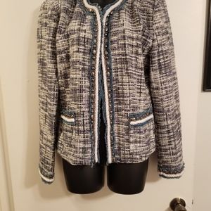 SASSY! Blue Studded Blazer